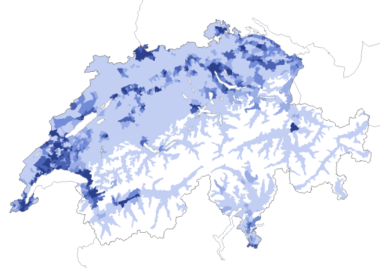 Anteil Gebäude mit Gas als Energiequelle der Heizung