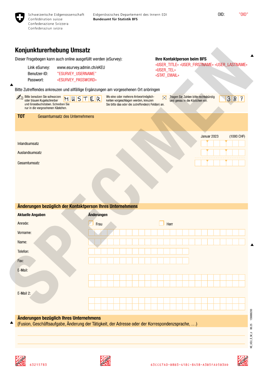 Musterfragebogen KEU Erhebung