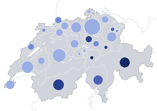 Ausgaben für Kantons- und Gemeindestrassen pro Einwohner/in