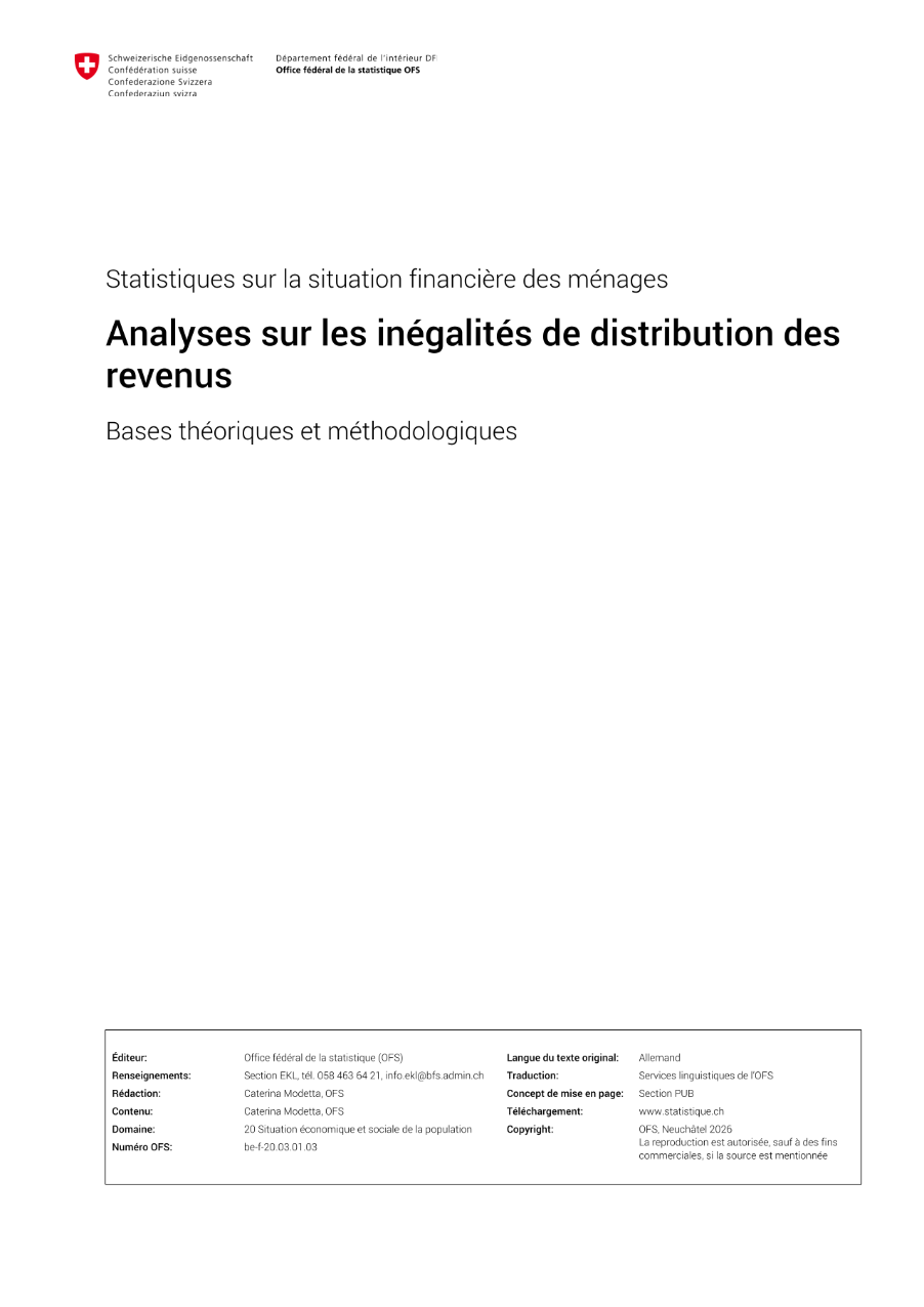 Analyses sur les inégalités de distribution des revenus