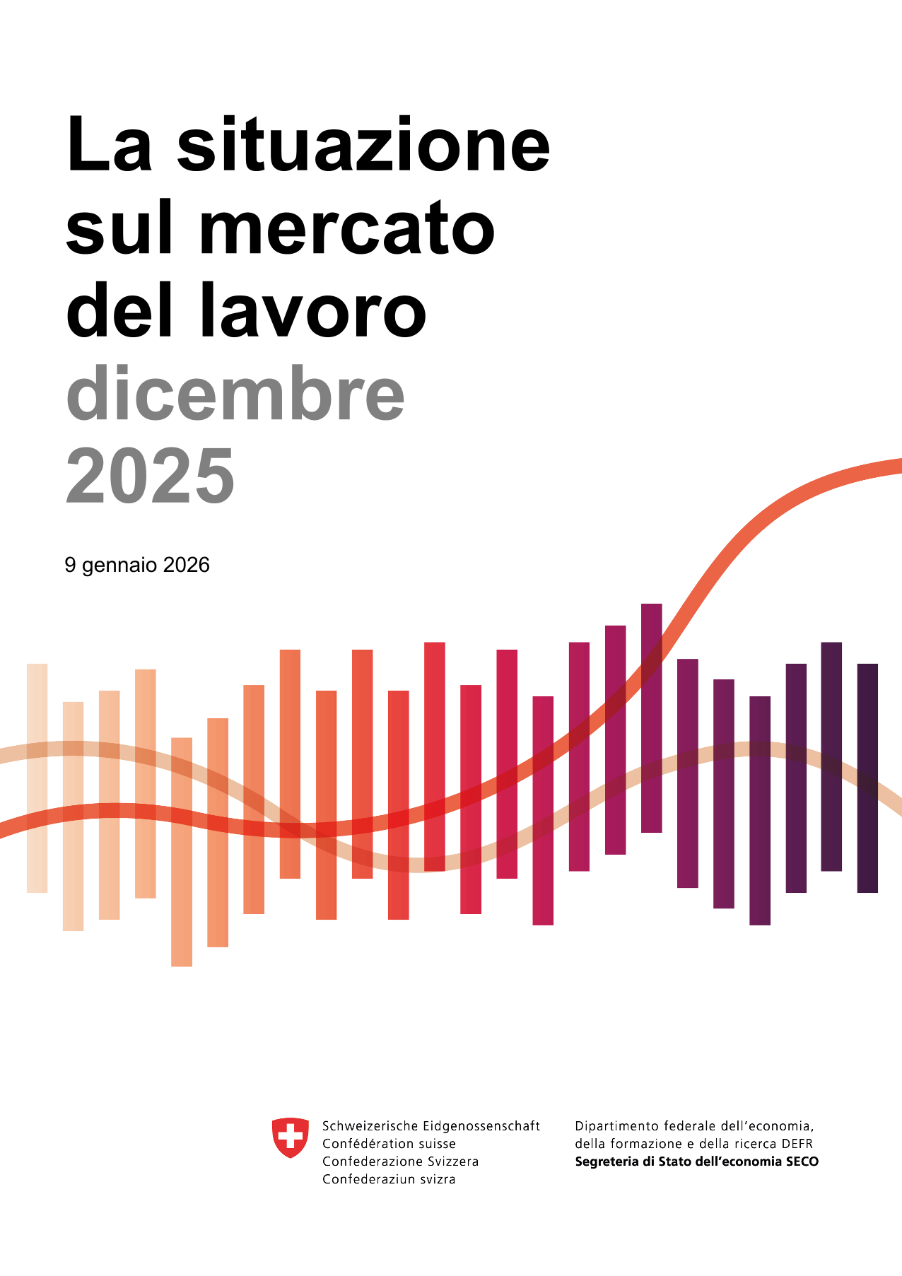Il mercato del lavoro in Svizzera nel 2025: lieve aumento della disoccupazione nel corso dell'anno