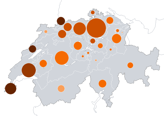 Population résidante sans appartenance religieuse