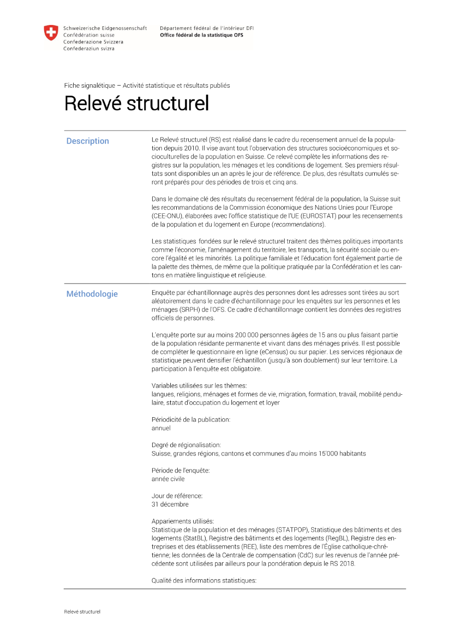 Relevé structurel