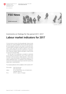 Labour market indicators for 2017