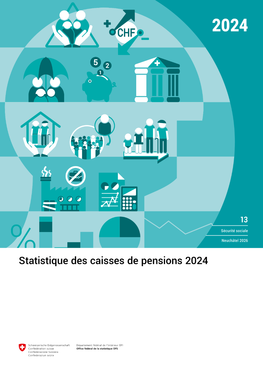 Statistique des caisses de pensions 2024