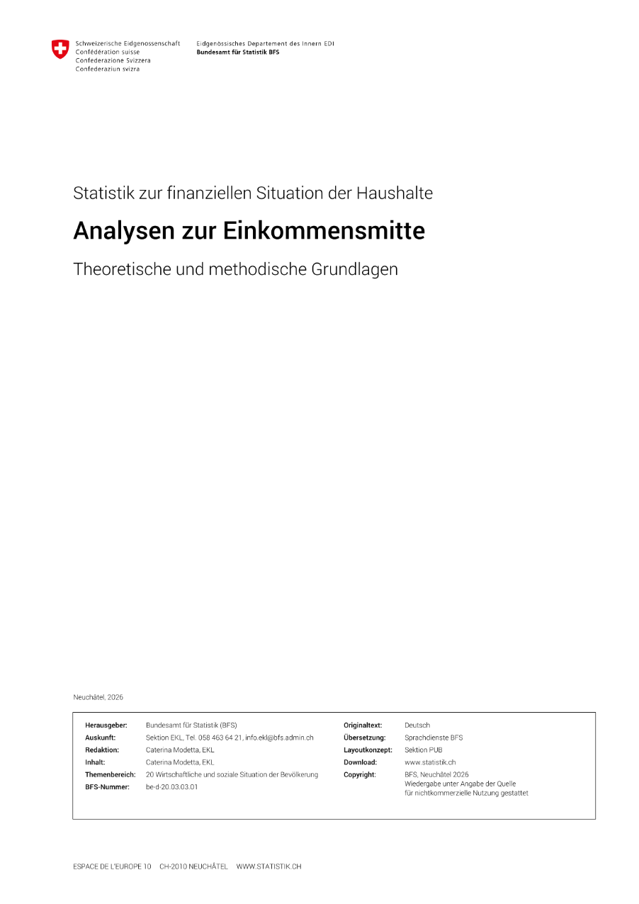 Analysen zur Einkommensmitte