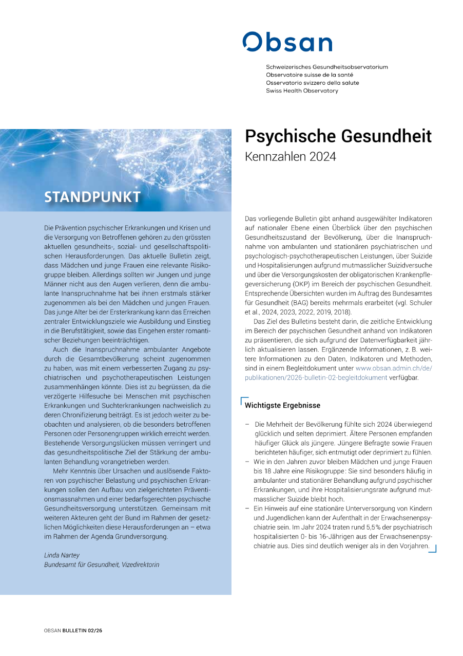 Psychische Gesundheit
