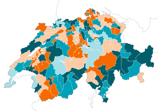 Veränderung der Anzahl Scheidungen