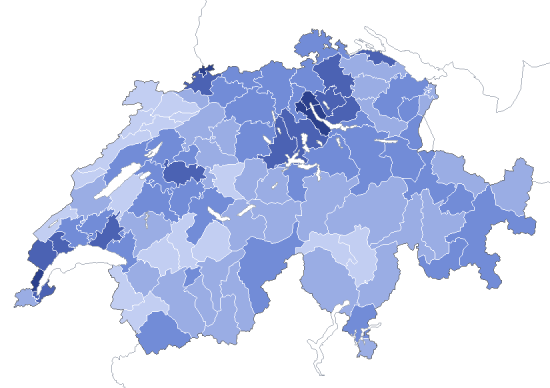 Part de la population résidante permanente (25 à 64 ans) dont le niveau de formation achevée le plus élevé est le degré tertiaire