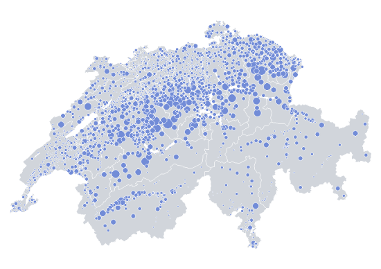 Arbeitsstätten im 1. Wirtschaftssektor