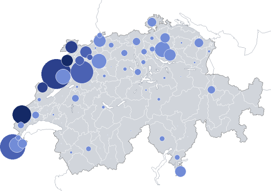 Beschäftigte (in Vollzeitäquivalenten) in der Branche Uhren und Messinstrumente