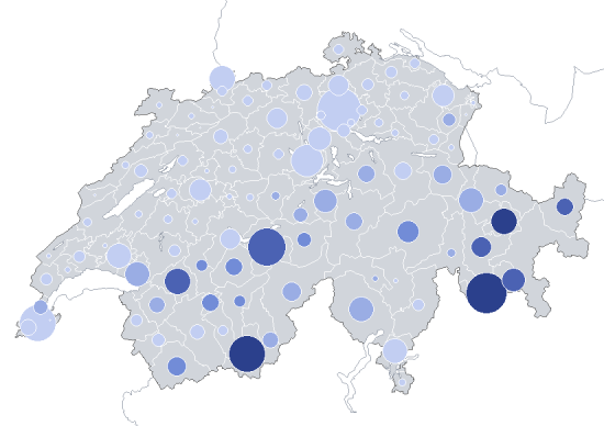 Emplois (en équivalents plein temps) dans les branches touristiques