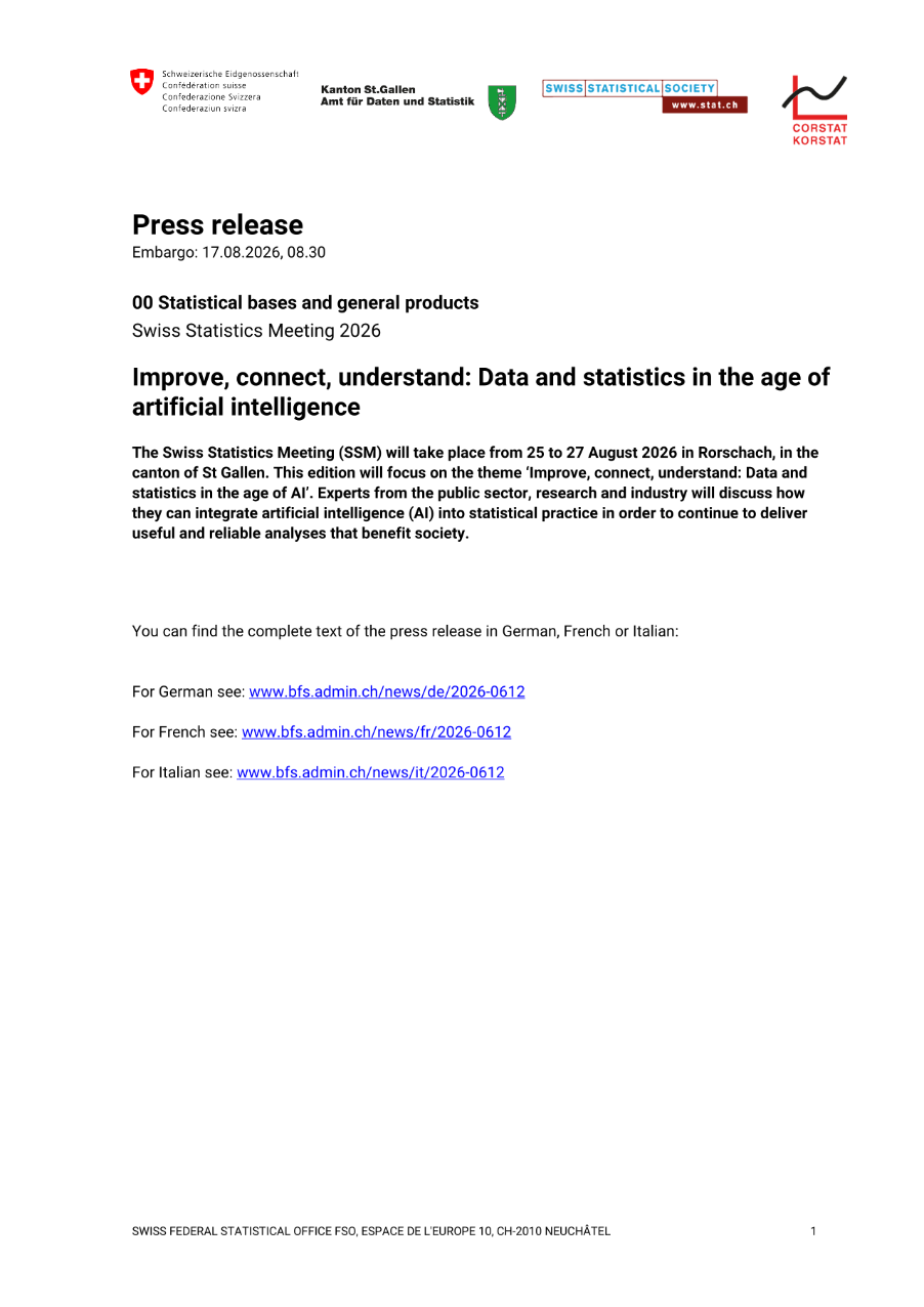 Improve, connect, understand: Data and statistics in the age of artificial intelligence