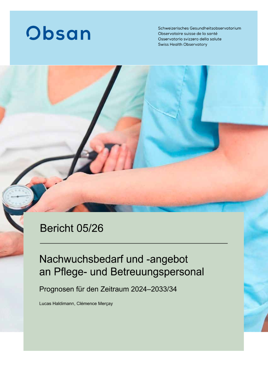 Nachwuchsbedarf und -angebot an Pflege- und Betreuungspersonal