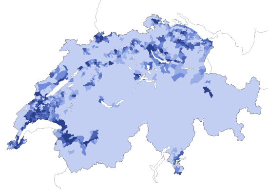 Part des logements chauffés au gaz