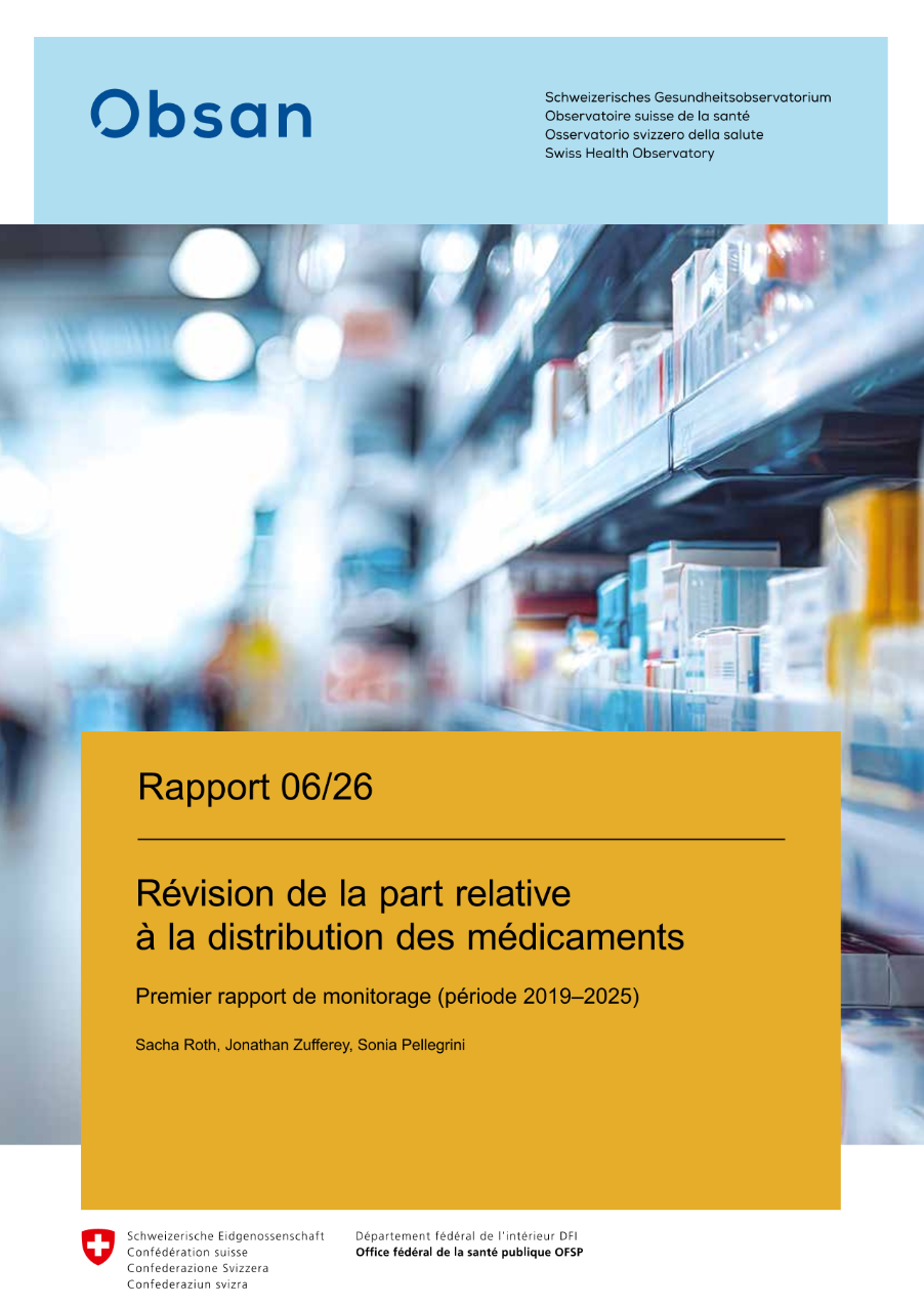Révision de la part relative à la distribution des médicaments