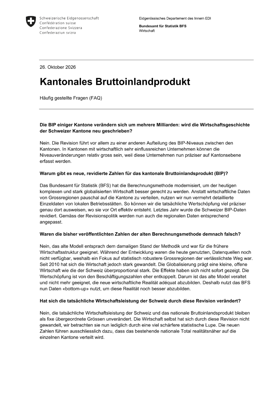 Häufig gestellte Fragen zur Revision der kantonalen BIP 2026