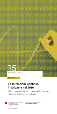 La formazione continua in Svizzera 2016