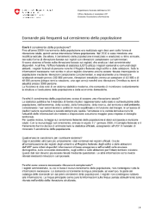 Domande più frequenti sul censimento della popolazione