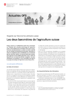 Regards sur l'économie primaire suisse