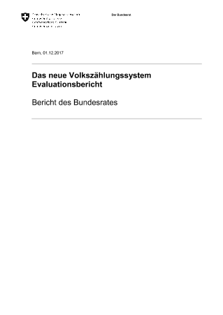 Evaluationsbericht des Bundesrates
