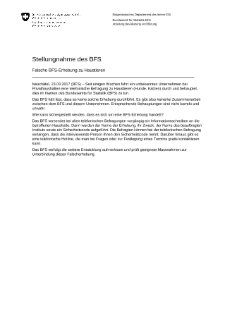 Falsche BFS-Erhebung zu Haustieren