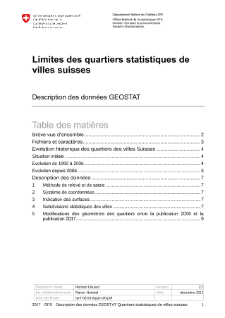 Limites des quartiers, description: métainformations sur les géodonnées