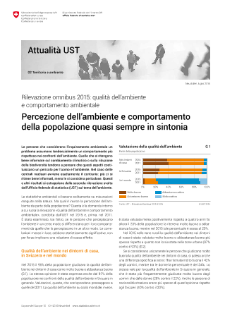 Rilevazione omnibus 2015: qualità dell'ambiente e comportamento ambientale