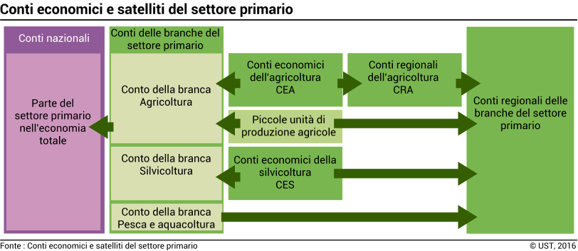 Conti economici e satelliti del settore primario