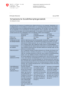 Sozialhilfeempfängerstatistik, die Methodik in Kürze