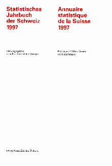 Annuaire statistique de la Suisse 1997