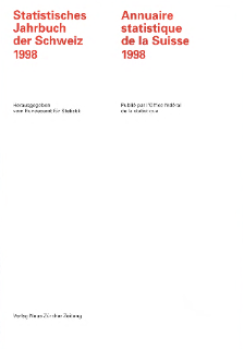 Annuaire statistique de la Suisse 1998
