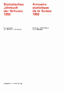 Statistisches Jahrbuch der Schweiz 1993