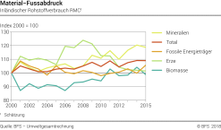 Inländischer Rohstoffverbrauch RMC - Index 2000=100