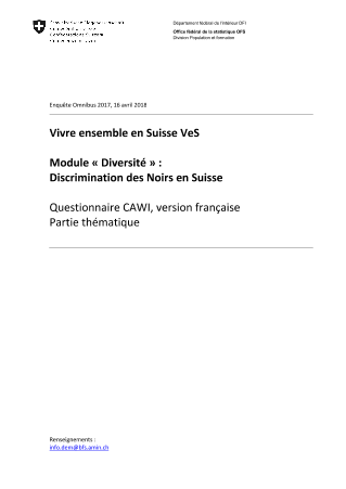 Questionnaire 2017