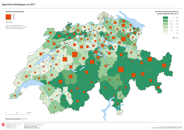 Agriculture biologique, en 2017