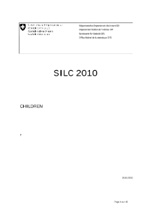 Questionnaire sur la prise en charge des enfants