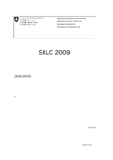 Questionnaire sur la prise en charge des enfants