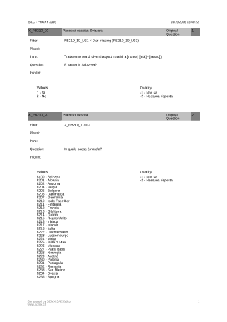 Questionario proxy