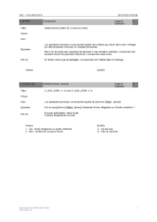 Questionnaire sur la prise en charge des enfants