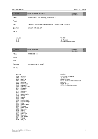 Questionario proxy