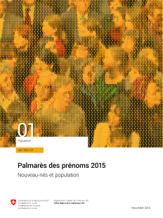 Palmarès des prénoms 2015
