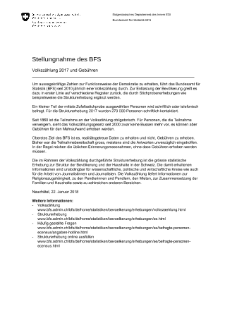 Volkszählung 2017 und Gebühren