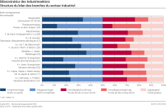 Structure du bilan des branches du secteur industriel