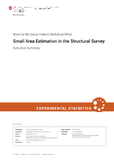 Small Area Estimation in the Structural Survey, Executive Summary
