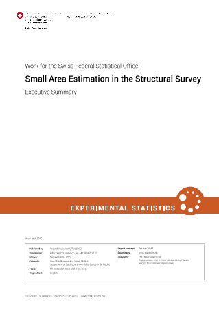 Small Area Estimation in the Structural Survey, Executive Summary