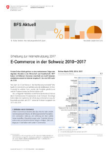 E-Commerce in der Schweiz 2010-2017