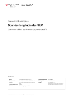 Données longitudinales SILC