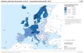 Mittlerer jährlicher Bruttolohn, in Euro - Gewerbliche Wirtschaft