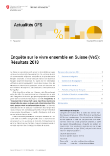 Enquête sur le vivre ensemble en Suisse (VeS): Résultats 2018